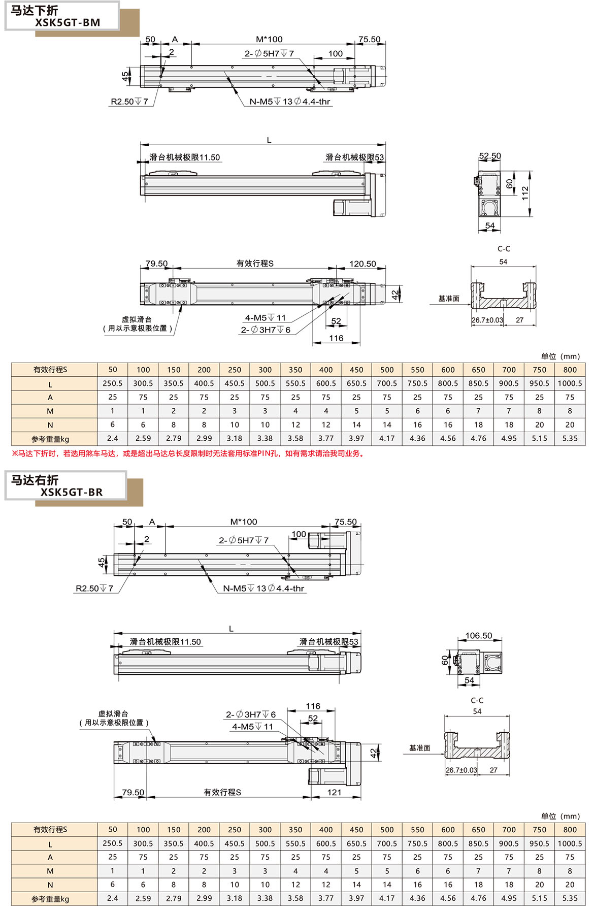 全封閉內(nèi)嵌絲桿模組XSK-5GT